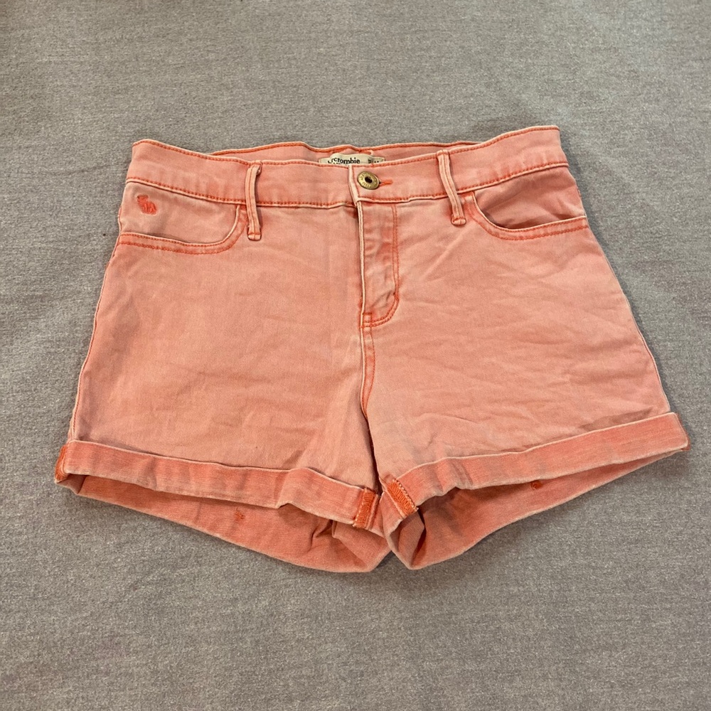 Coral colored Jean shorts